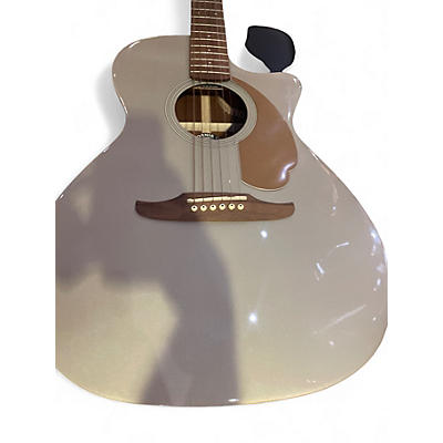 Used Fender Newporter Player OLIVE SATIN Acoustic Electric Guitar