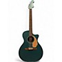 Used Fender Newporter Player Ocean Teal Acoustic Electric Guitar Ocean Teal