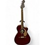 Used Fender Used Fender Newporter Player Red Acoustic Electric Guitar Red