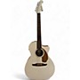 Used Fender Newporter Player WHITE Acoustic Electric Guitar WHITE