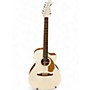 Used Fender Newporter Player White Acoustic Electric Guitar White