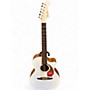 Used Fender Newporter Player White Acoustic Electric Guitar White