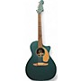 Used Fender Used Fender Newporter Player ocean teal Acoustic Electric Guitar ocean teal