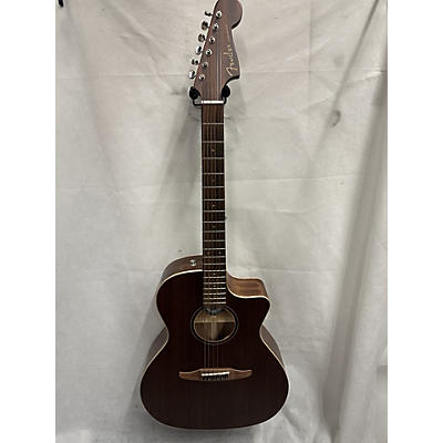 Fender Used Fender Newporter Special Mahogany Acoustic Electric Guitar