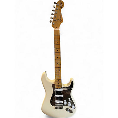 Used Fender Nile Rodgers Hitmaker Stratocaster Olympic White Solid Body Electric Guitar