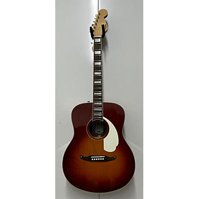 Fender Used Fender PALOMINO Cherry Sunburst Acoustic Electric Guitar