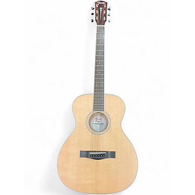 Used Fender PARAMOUNT PM-TE STD TRAVEL Natural Acoustic Guitar
