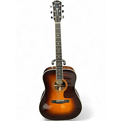 Used Fender PARAMOUNT PM1 DELUXE Tobacco Burst Acoustic Electric Guitar