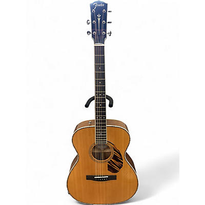 Used Fender PARAMOUNT PO-220E Natural Acoustic Electric Guitar