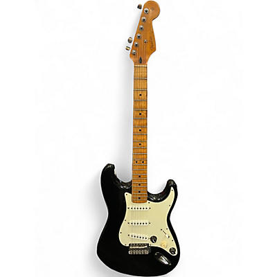 Used Fender PARTSCASTER Black Solid Body Electric Guitar