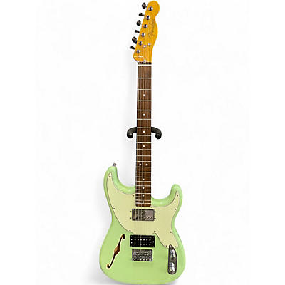 Used Fender PAWN SHOP CARBONITA TELECASTER THINLINE Seafoam Green Hollow Body Electric Guitar