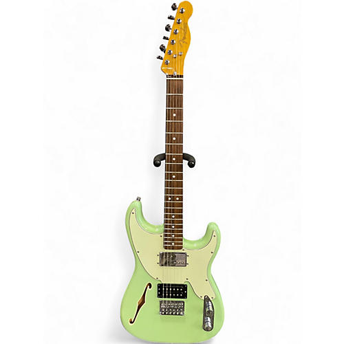 Used Fender PAWN SHOP CARBONITA TELECASTER THINLINE Seafoam Green Hollow Body Electric Guitar Seafoam Green