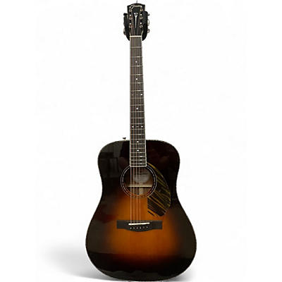 Used Fender  PD220E DREAD 3 Color Sunburst Acoustic Electric Guitar