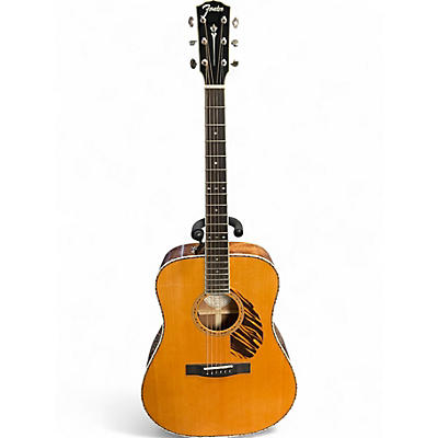 Used Fender PD220E DREAD NAT Natural Acoustic Electric Guitar