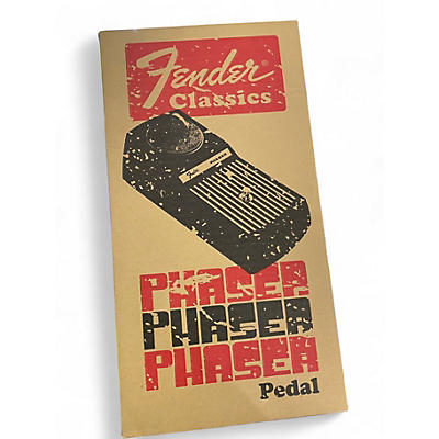 Used Fender PHASER PEDAL Effect Pedal
