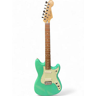 Used Fender PLAYER DUO SONIC Seafoam Green Solid Body Electric Guitar