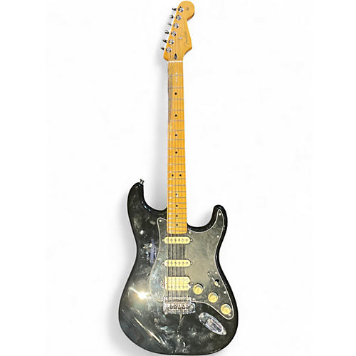 Used Fender PLAYER II HSS STRATOCASTER Black Solid Body Electric Guitar Black