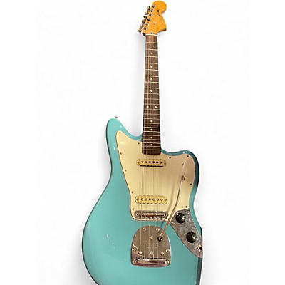 Used Fender PLAYER II JAGUAR Blue Solid Body Electric Guitar