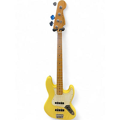 Used Fender PLAYER II JAZZ BASS Yellow Electric Bass Guitar