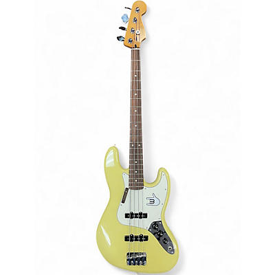 Used Fender PLAYER II JAZZ Hialeah Yellow Electric Bass Guitar