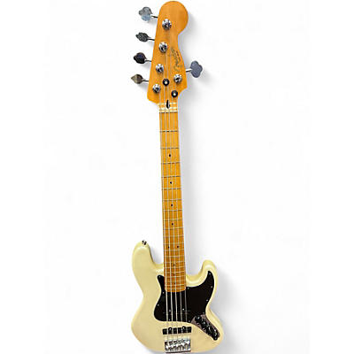 Used Fender PLAYER II MODIFIED JAZZ BASS V Olympic Pearl Electric Bass Guitar