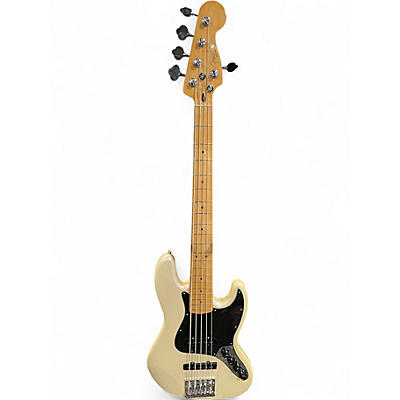 Used Fender PLAYER II MODIFIED JAZZ BASS V Pearl White Electric Bass Guitar