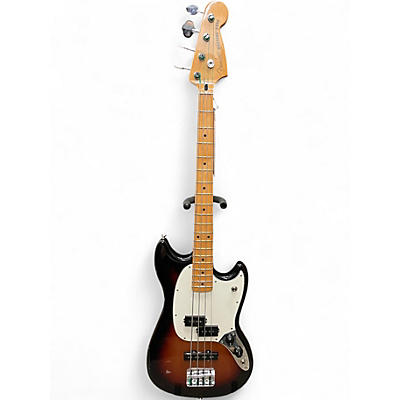 Used Fender PLAYER II MUSTANG 2 Tone Sunburst Electric Bass Guitar