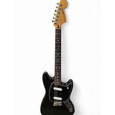 Used Fender PLAYER II MUSTANG Black Solid Body Electric Guitar