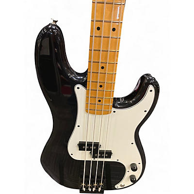 Used Fender PLAYER II PRECISION BASS Black and White Electric Bass Guitar