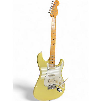 Used Fender PLAYER II STRATOCASTER HSS HIALEAH YELLOW Solid Body Electric Guitar