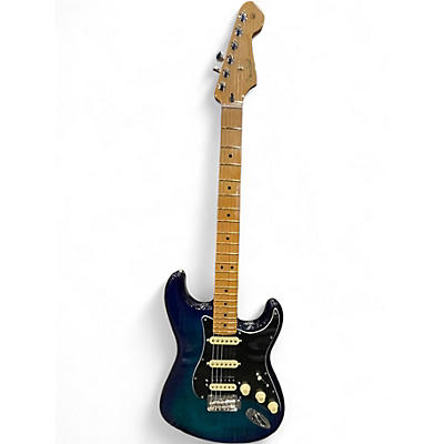 Used Fender PLAYER II STRATOCASTER Plus Top Blue Burst Solid Body Electric Guitar