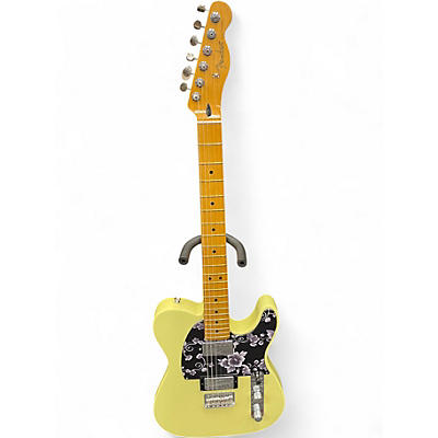 Used Fender PLAYER II TELECASTER HH Hialeah Yellow Solid Body Electric Guitar
