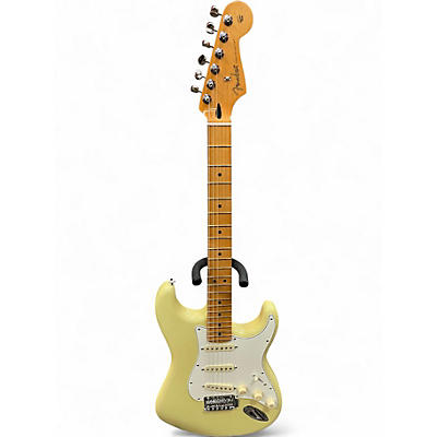 Used Fender PLAYER II Yellow Solid Body Electric Guitar