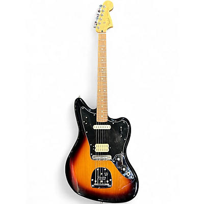 Used Fender PLAYER JAGUAR HS 3 Tone Sunburst Solid Body Electric Guitar