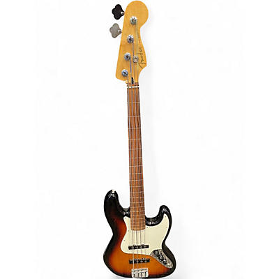 Used Fender PLAYER JAZZ BASS FRETLESS 3 Color Sunburst Electric Bass Guitar