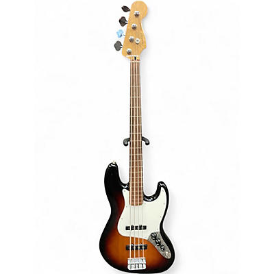 Used Fender PLAYER JAZZ FRETLESS Sunburst Electric Bass Guitar