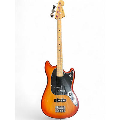 Used Fender PLAYER MUSTANG BASS PJ BURST Electric Bass Guitar