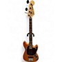 Used Fender PLAYER MUSTANG PJ BASS Amber Electric Bass Guitar Amber