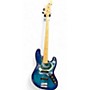 Used Fender PLAYER PLUS JAZZ BASS Blue Burst Electric Bass Guitar Blue Burst