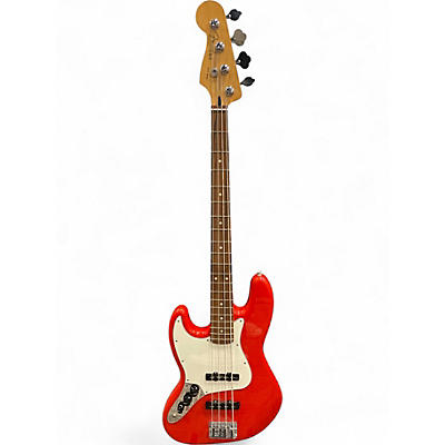 Used Fender PLAYER SERIES JAZZ BASS LEFT HANDED SONIC RED Solid Body Electric Guitar