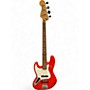 Used Fender PLAYER SERIES JAZZ BASS LEFT HANDED SONIC RED Solid Body Electric Guitar SONIC RED