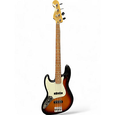 Used Fender PLAYER SERIES JAZZ BASS LEFT HANDED Tobacco Burst Electric Bass Guitar