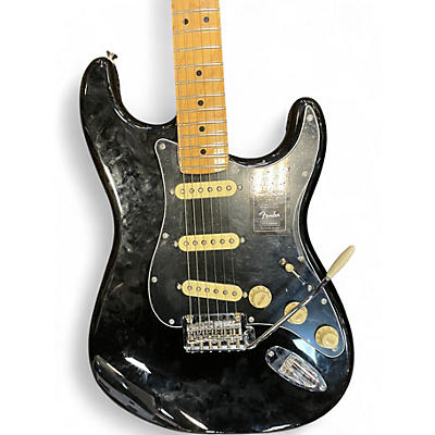 Used Fender PLAYER SERIES STRATOCASTER Black Solid Body Electric Guitar
