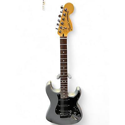 Used Fender PLAYER STRATOCASTER MOD Metallic Silver Solid Body Electric Guitar