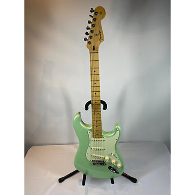 Fender Used Fender PLAYER STRATOCASTER WITH AFTERMARKET FLOYD ROSE TEAL Solid Body Electric Guitar