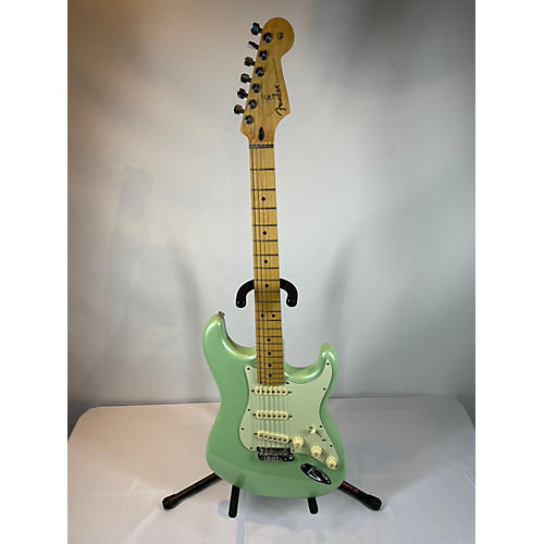 Fender Used Fender PLAYER STRATOCASTER WITH AFTERMARKET FLOYD ROSE TEAL Solid Body Electric Guitar TEAL