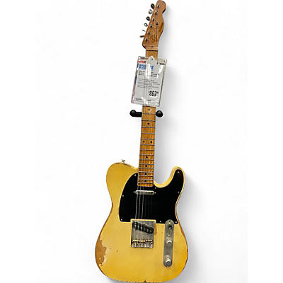 Used Fender PLAYER TELECASTER DAX RELIC Blonde Solid Body Electric Guitar