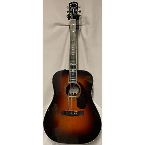 Used Fender PM-1 Deluxe 2 Color Sunburst Acoustic Guitar 2 Color Sunburst