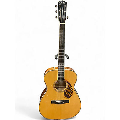 Used Fender PO-220 Natural Acoustic Guitar