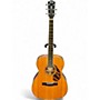 Used Fender PO-220E Natural Acoustic Electric Guitar Natural